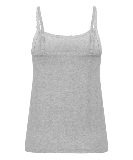 Cami Pointelle, Grey