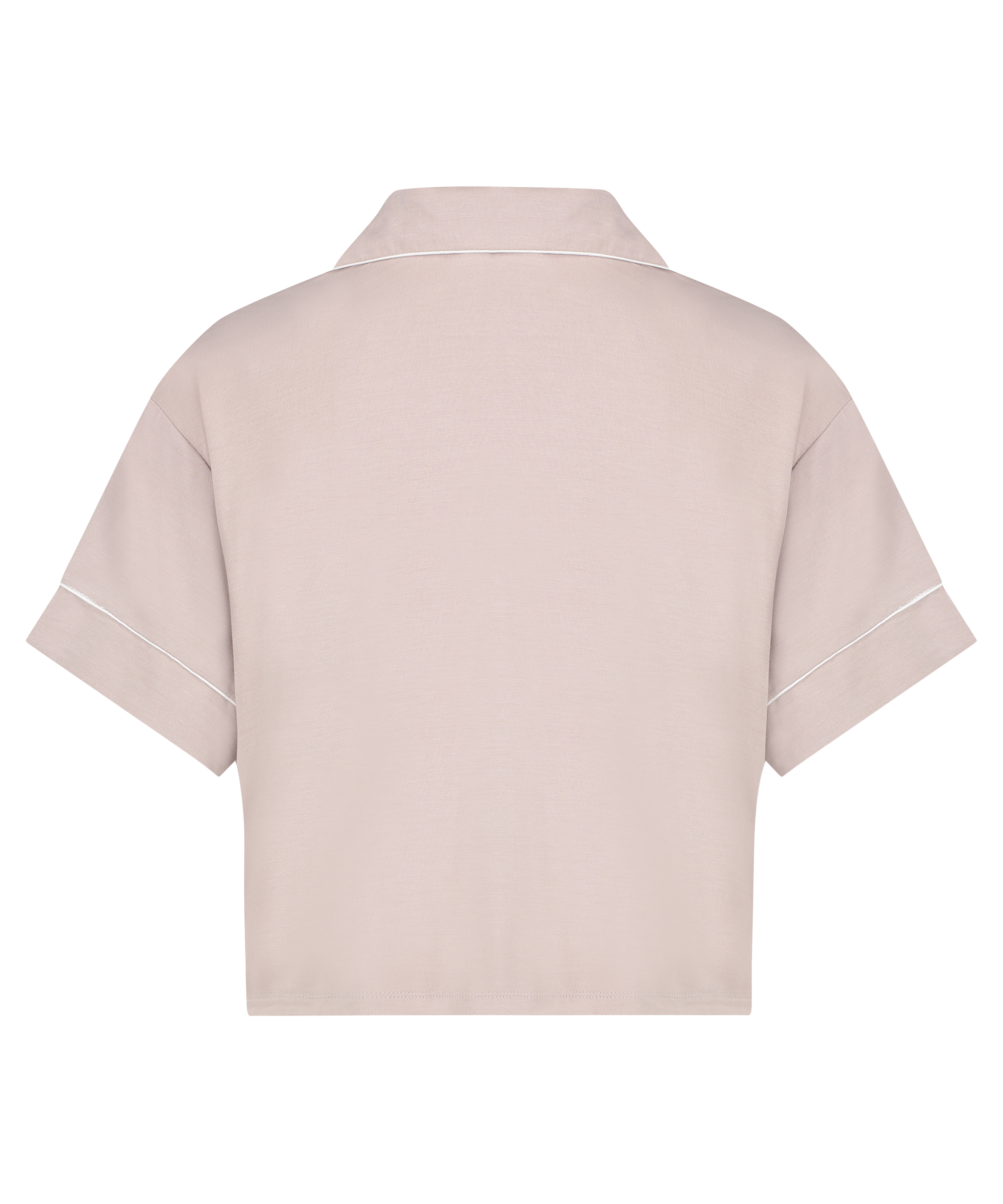 Essential Jersey Short-Sleeved Jacket, Beige, main