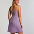 Nora Lace Slip Dress, Purple