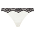 Secret Lace Thong, White