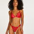 Elissa Padded Push-Up Underwired Bra, Red