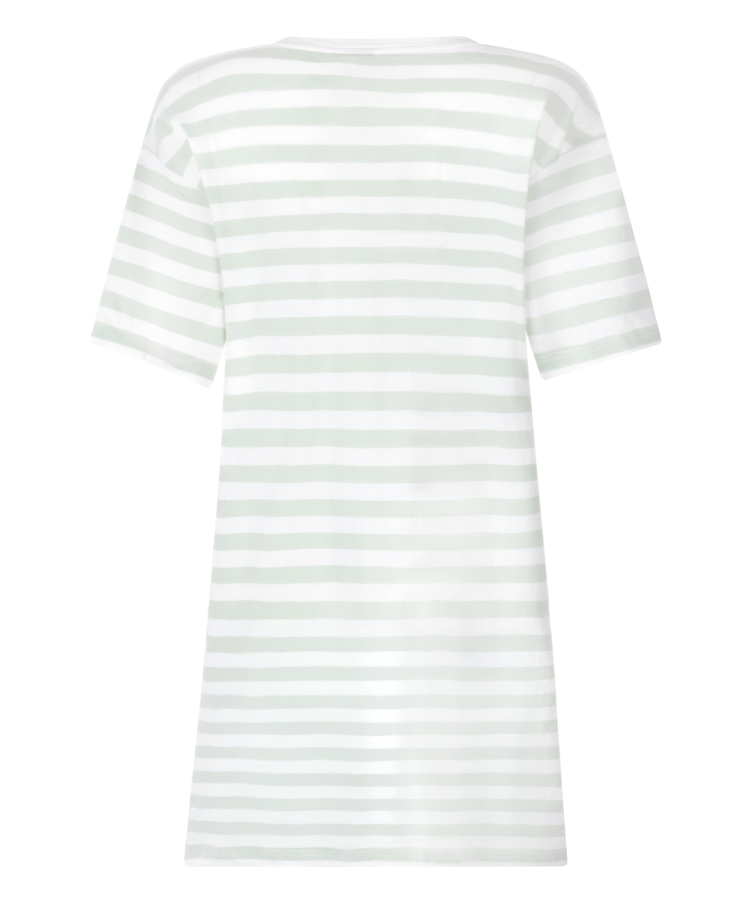 Round Neck Nightshirt, Green, main