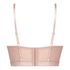 Malika padded longline underwired bra, Pink