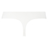 Invisible cotton thong, White