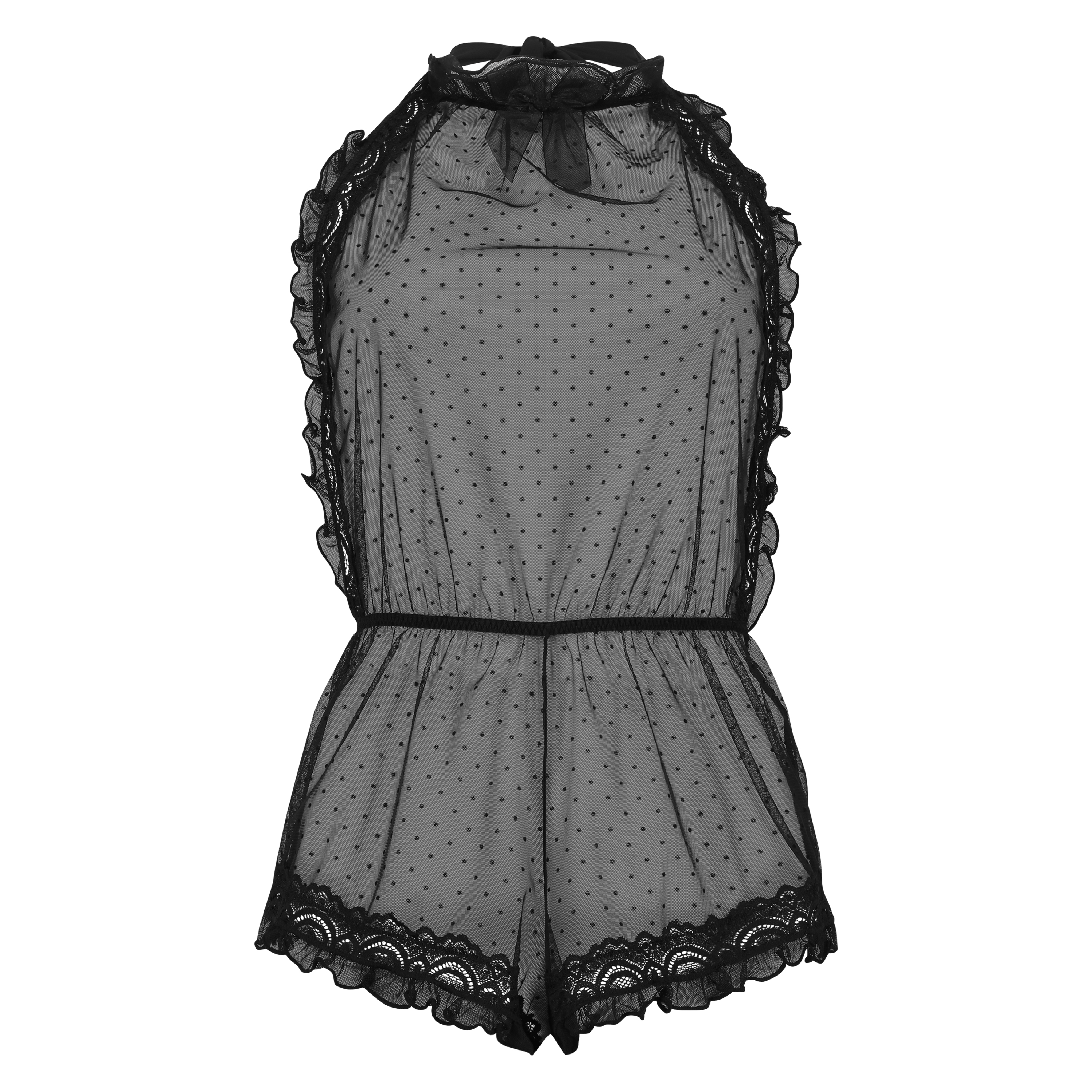 Nathalie Playsuit, Black, main