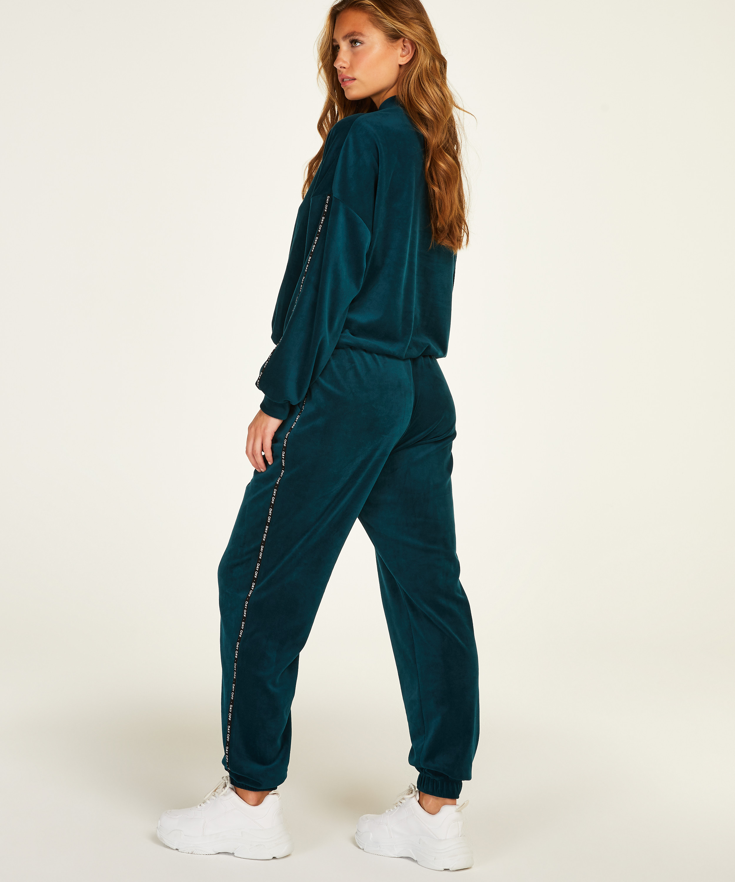 Petite Loosefit Velour Jogging Bottoms for £27 Pyjama Bottoms