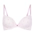 Plunge Padded Underwired Bra, Pink