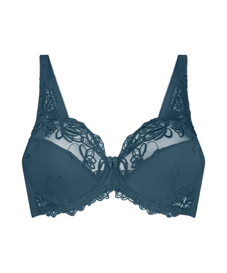 Diva Non-Padded Underwired Bra, Blue