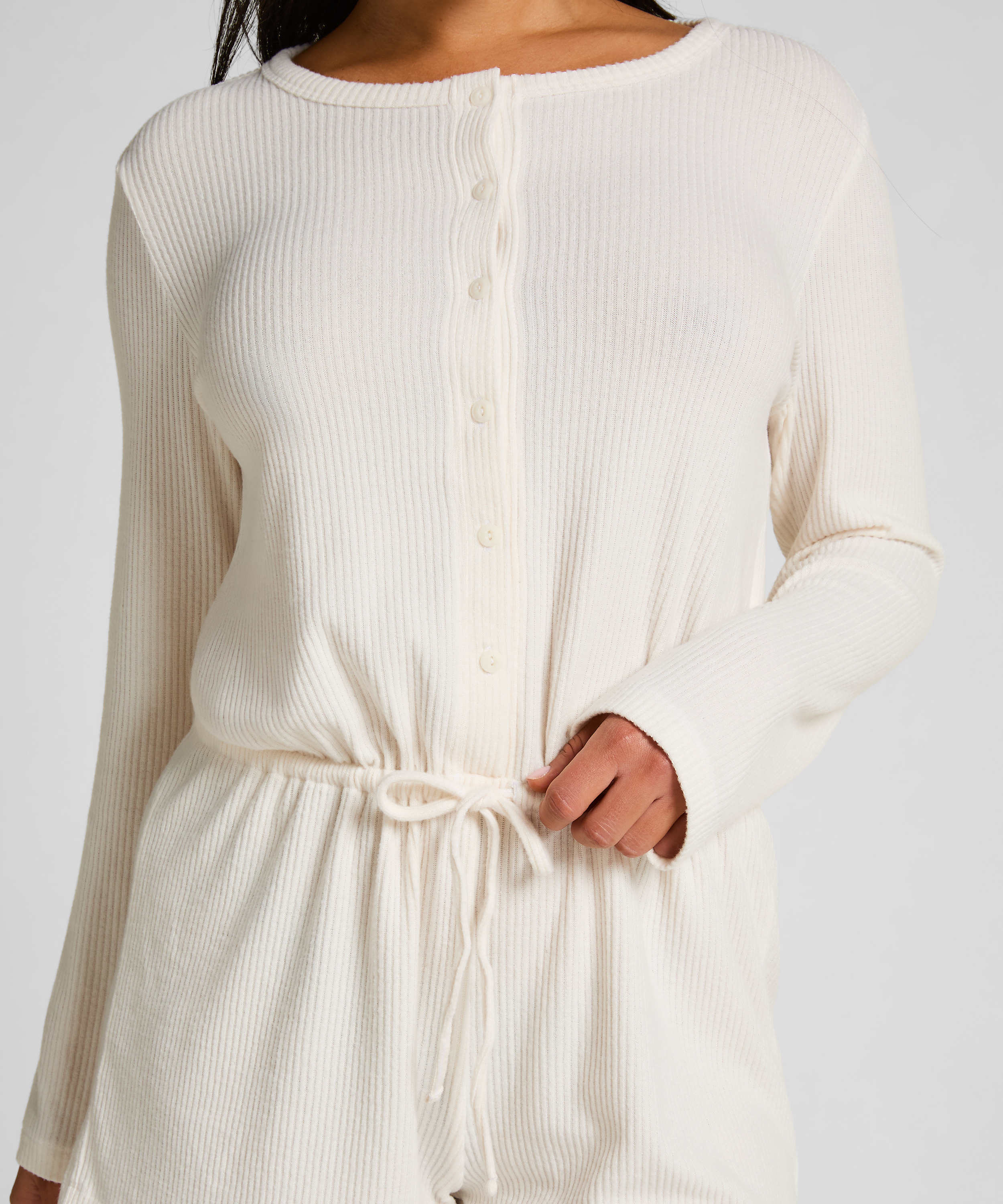 Onesie Short Jersey Rib, White, main