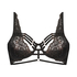 Iggy Padded Longline Underwired Bra, Black