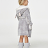 Kids Fleece Bathrobe, Grey