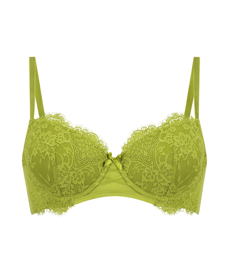 Arabella Padded Underwired Bra, Green