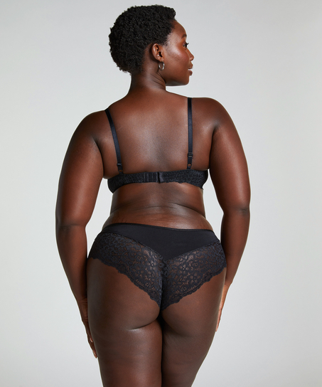 Marine Non-Padded Underwired Bra, Black