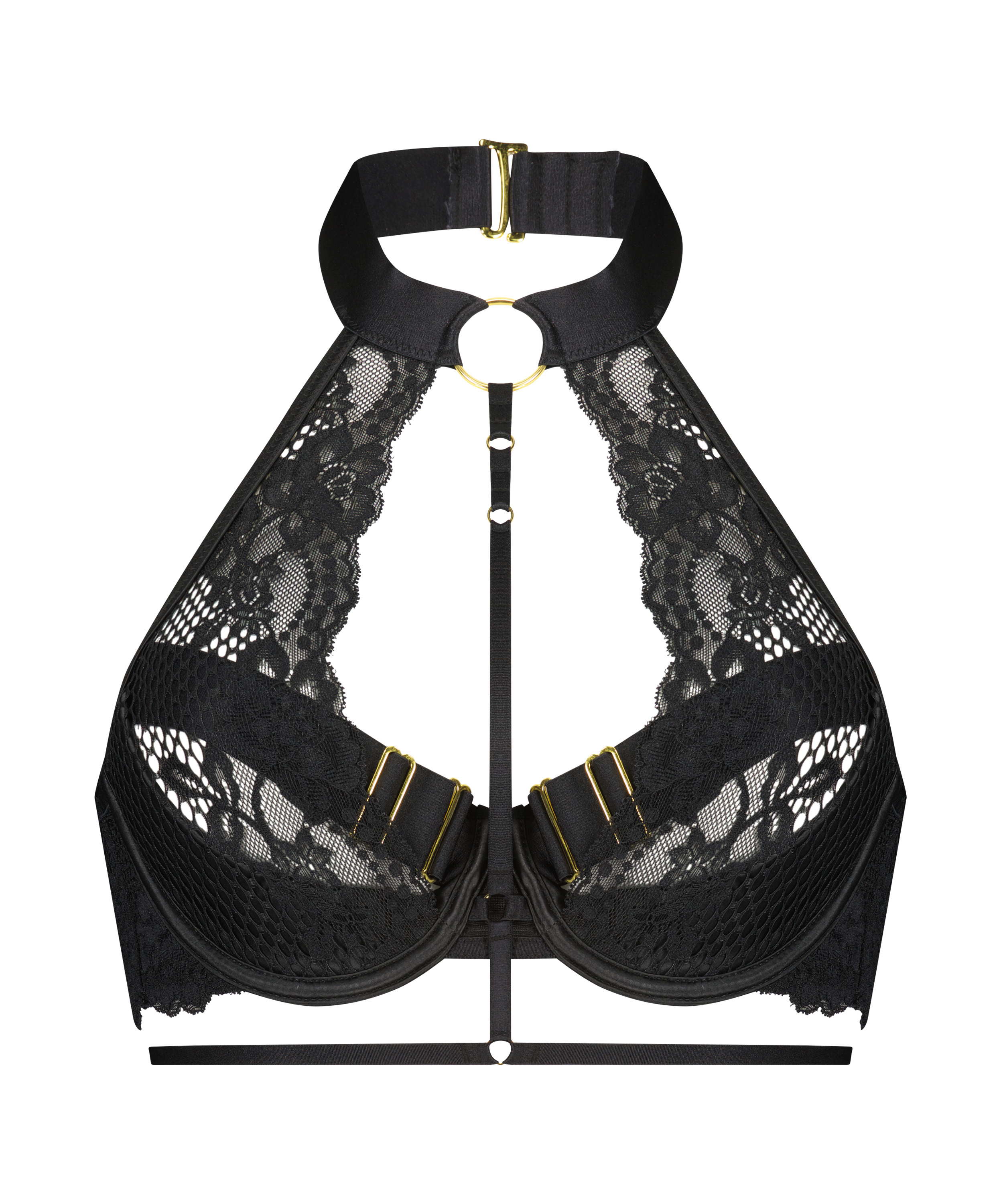 Brixton padded underwire bra, Black, main