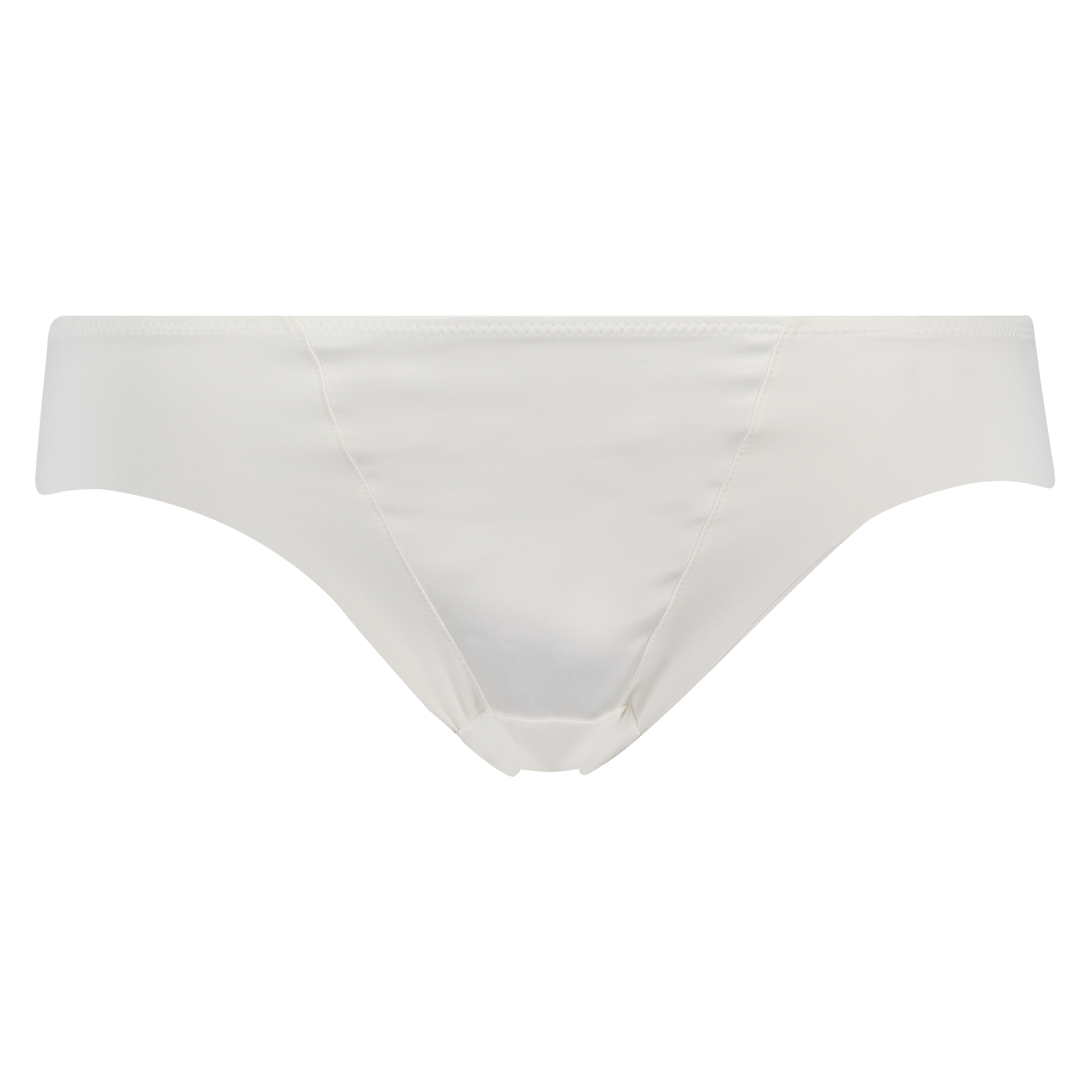 Satin Fleece Brief, White, main