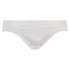 Satin Fleece Brief, White