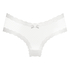 V-shape Mesh Brazilian, White
