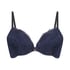 Marine Padded Underwired Push-Up Bra, Blue