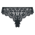 High leg lace Brazilian, Black