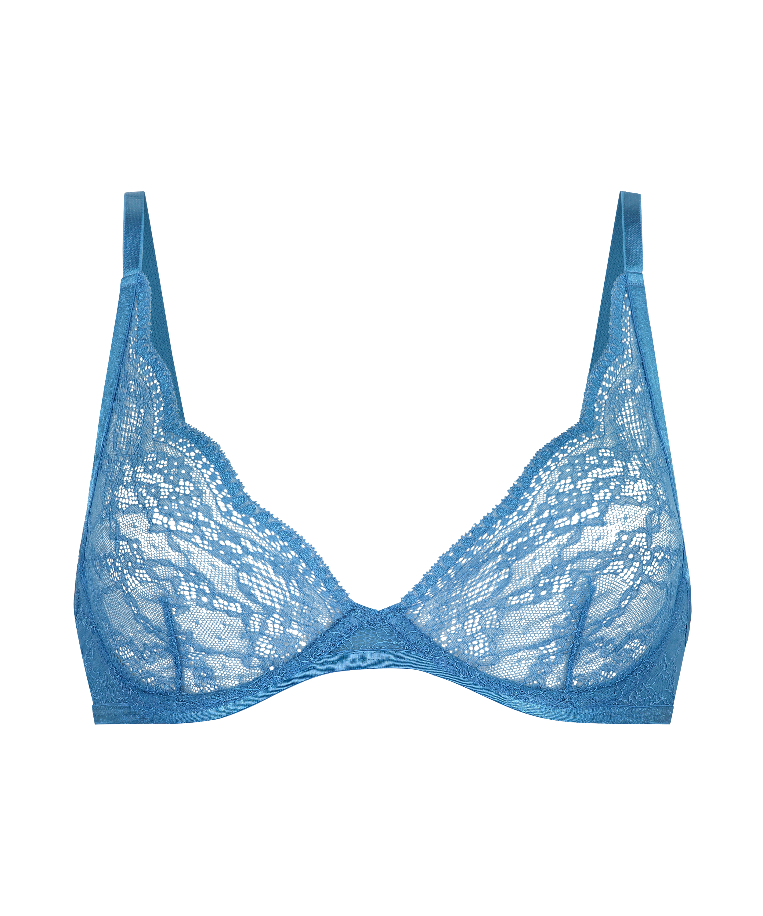 Isabelle Non-Padded Underwired Bra, Blue, main