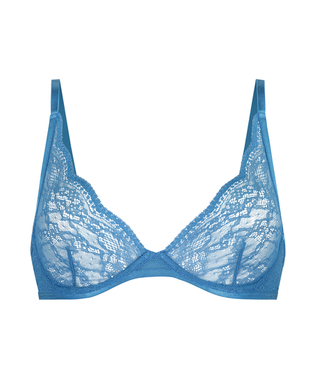 Isabelle Non-Padded Underwired Bra, Blue