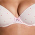 Plunge Padded Underwired Bra, Pink