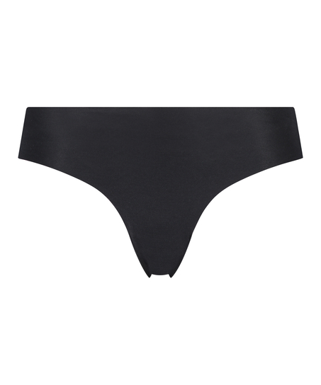 Invisible cotton knickers, Black