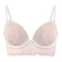 Lauren Padded Underwired Longline Bra, White