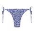 Lobos Cheeky Tanga Bikini Bottoms, Blue