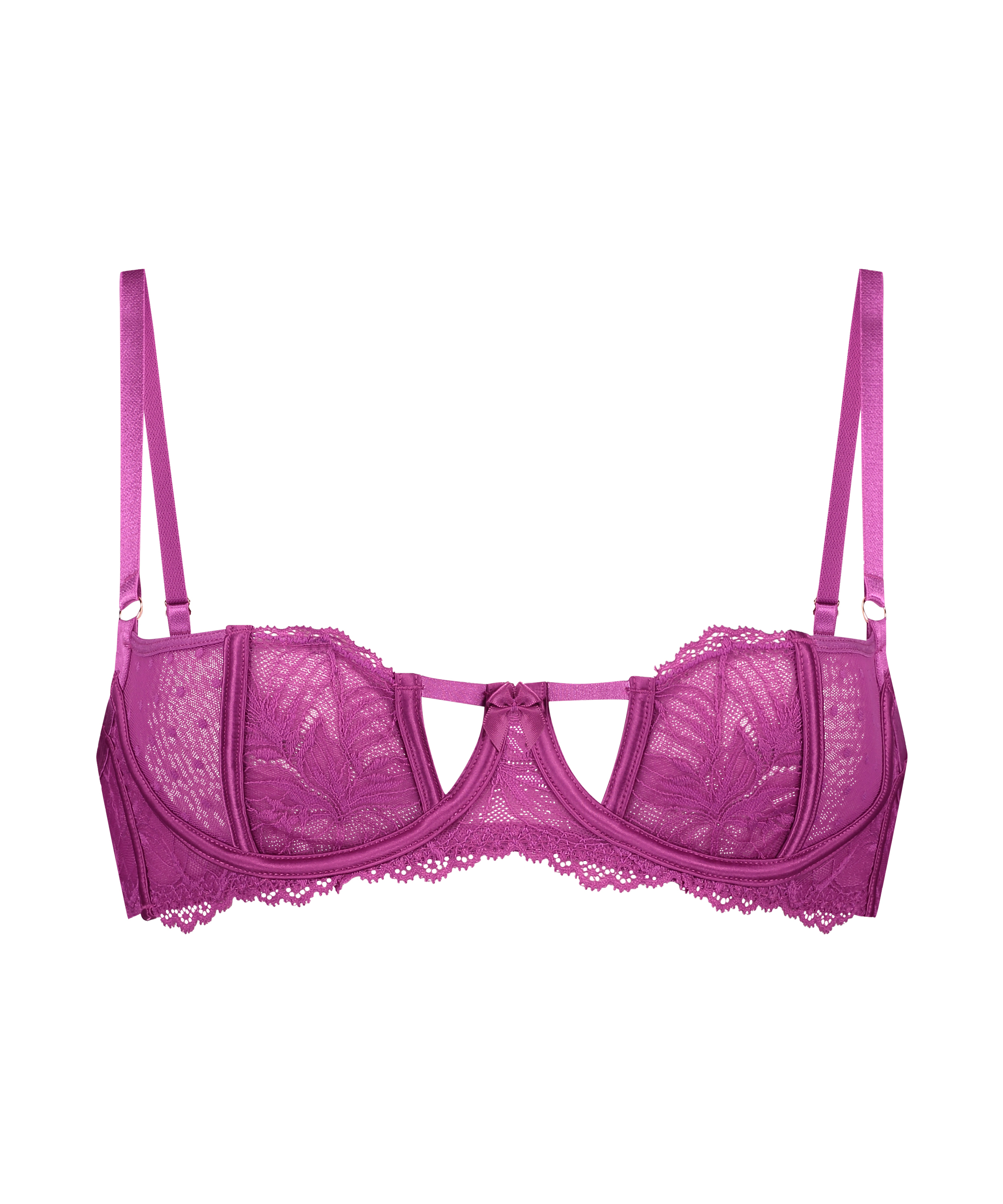 Lulu Non-Padded Underwired Bra, Purple, main