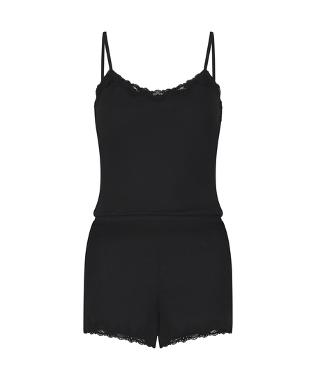 Cami Short Pyjama Set, Black