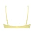 Scallop Padded Strapless Underwired Bikini Top Cup E +, Yellow
