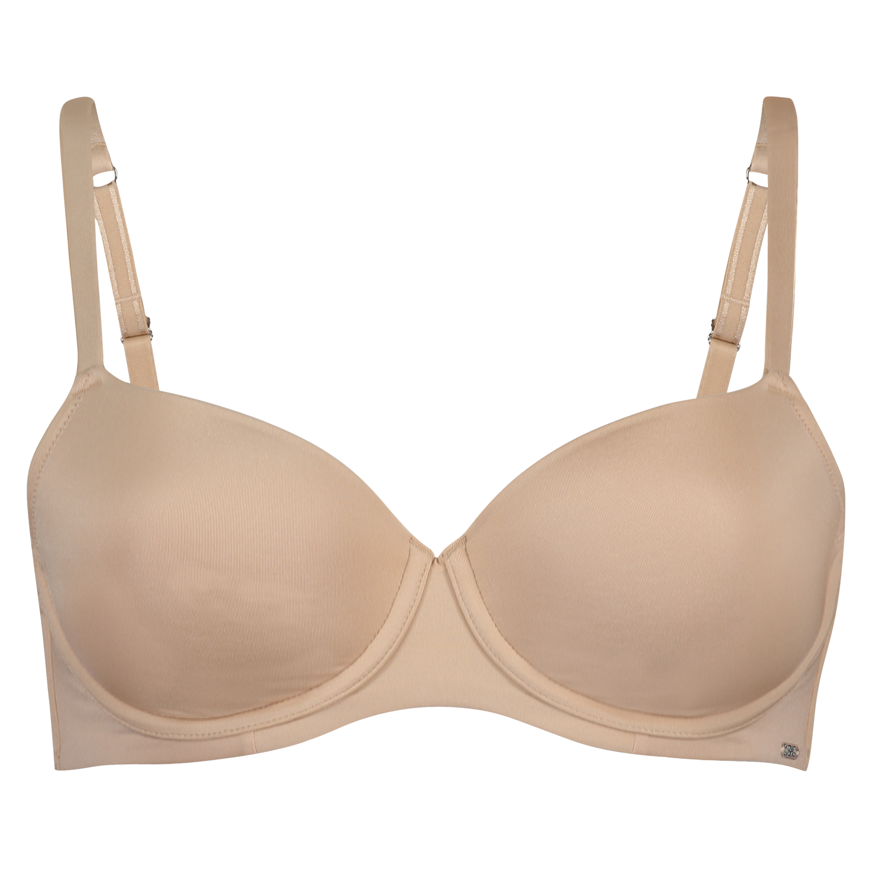 Naomi Padded Underwired Bra, Beige, main