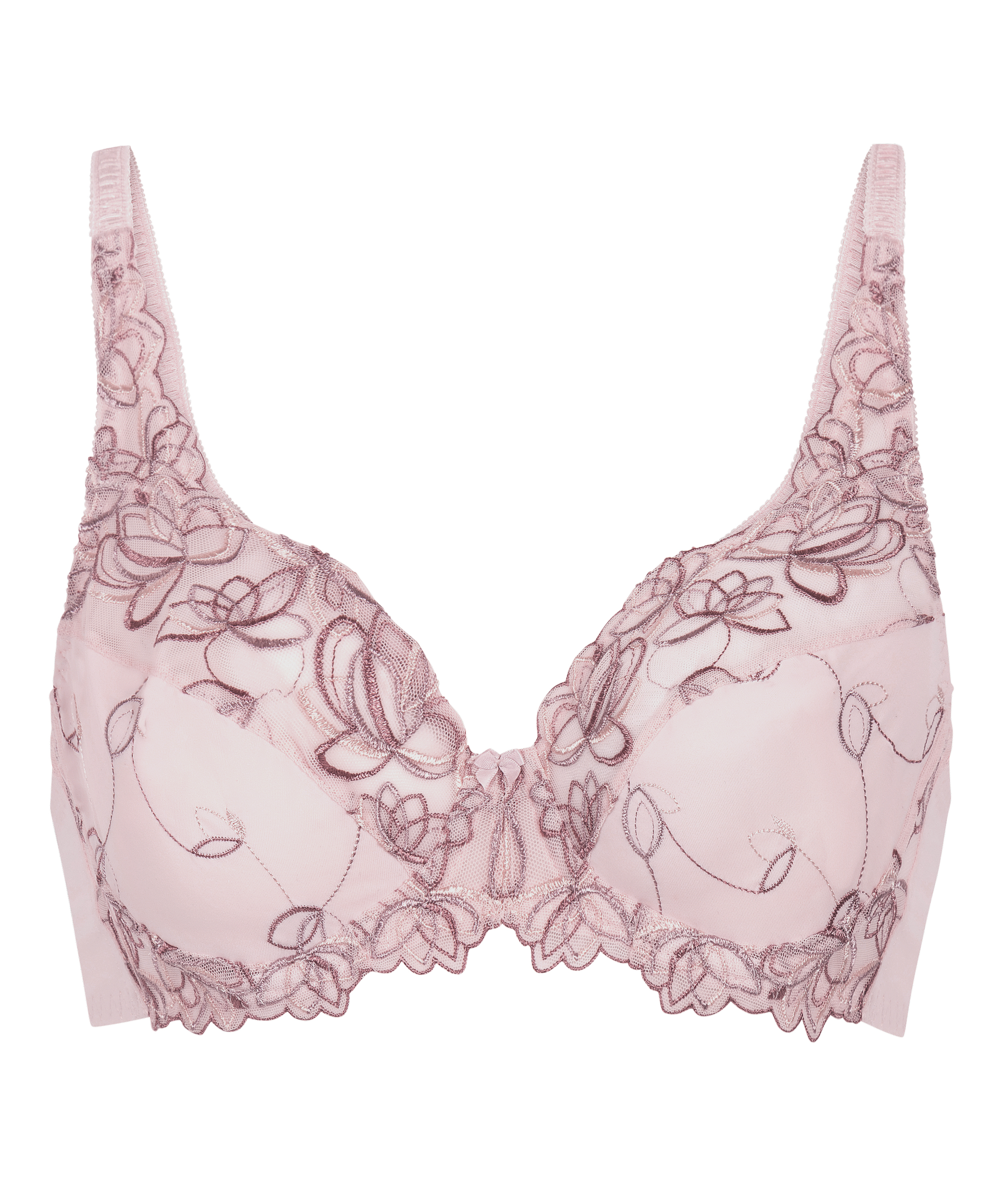 Diva Non-Padded Underwired Bra, Pink, main