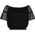 Crochet top, Black
