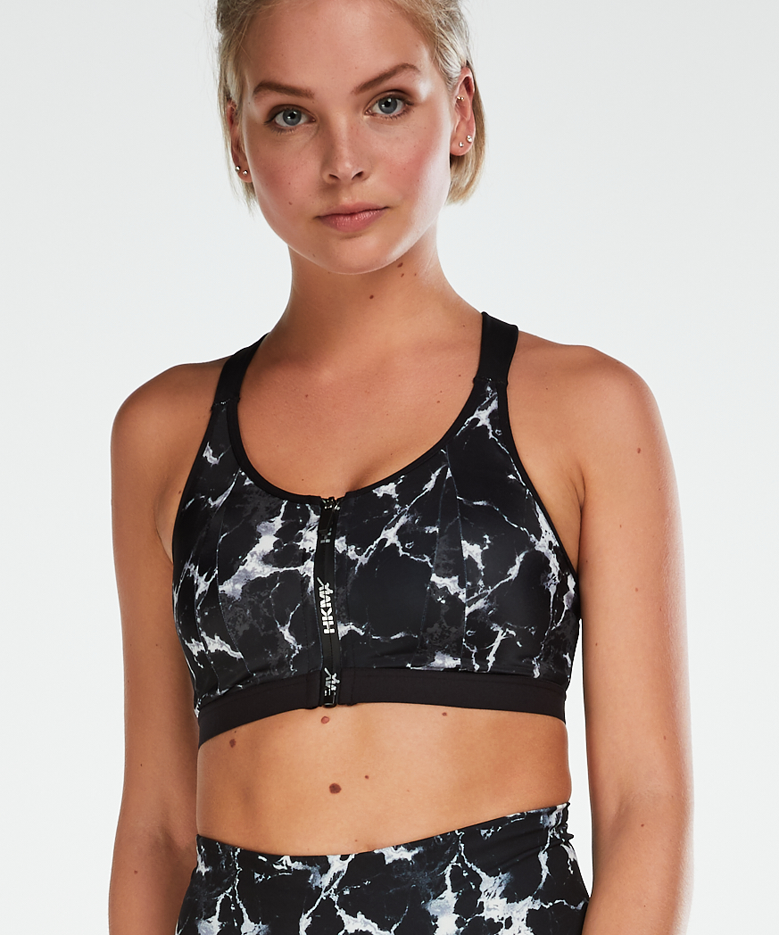 HKMX Sports bra The Pro Level 3, Black, main