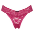 Floral Lace Thong, Pink