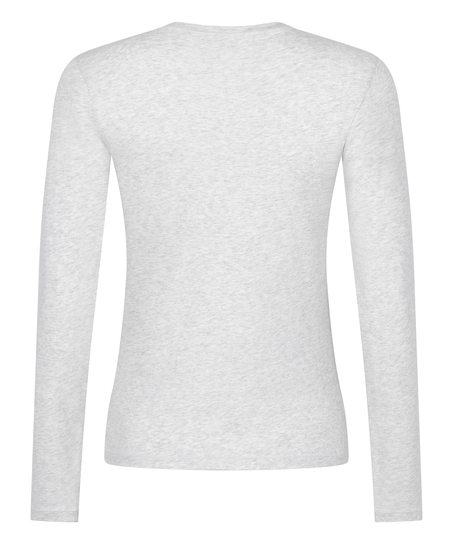 Longsleeved Shirt from Soft Cotton, Grey