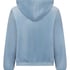 Velour hoodie jacket, Blue