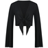 Knot Long Sleeve Top, Black