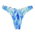 Paraguay High-Leg Bikini Bottoms, Blue