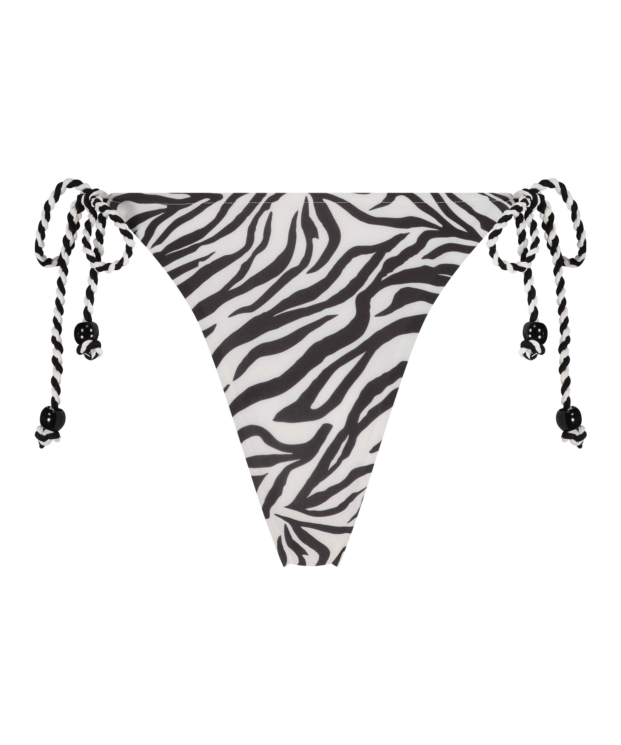 Doha High-Leg Bikini Bottoms, White