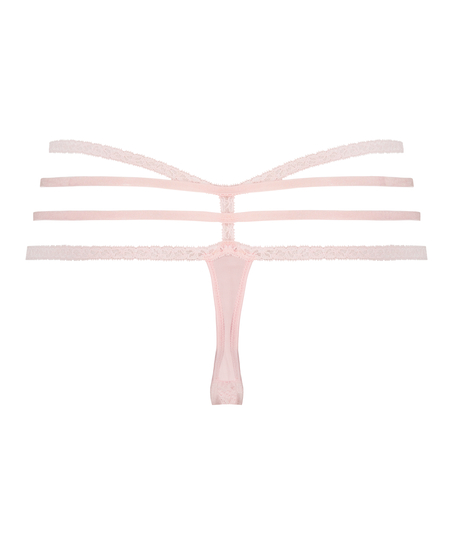 Lorraine Extra Low-rise Thong, Pink