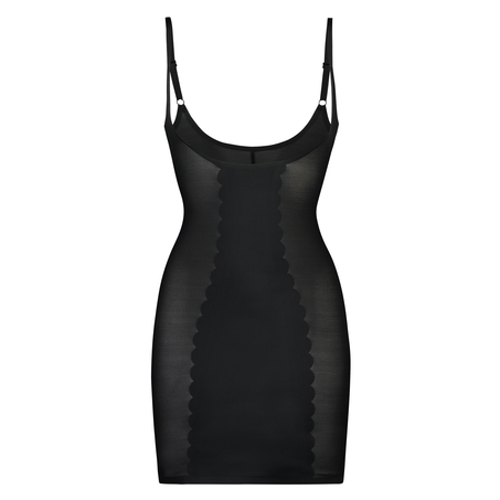 Sculpting scallop dress - Level 3, Black