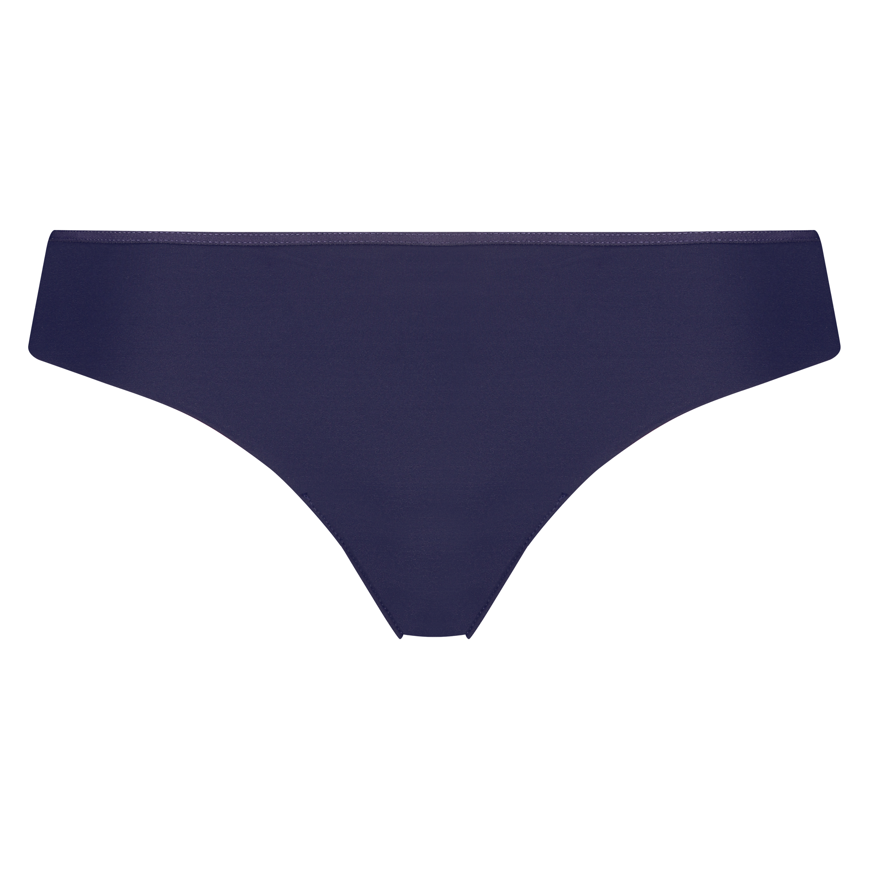Lace Back Invisible Thong, Blue, main