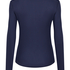 Longsleeved Pyjama Top Henley, Blue