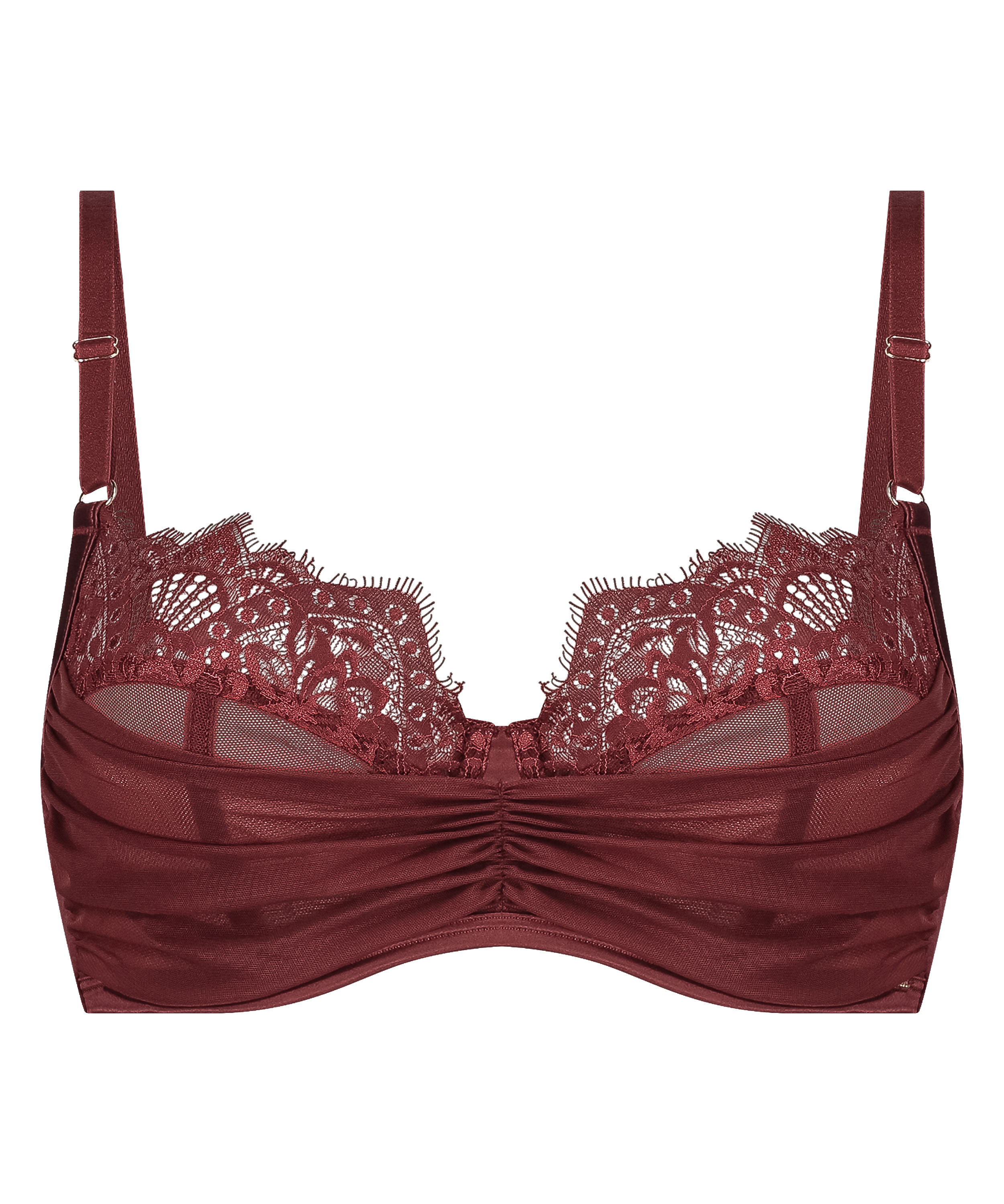 Zoe Non-Padded Underwired Bra, Red, main