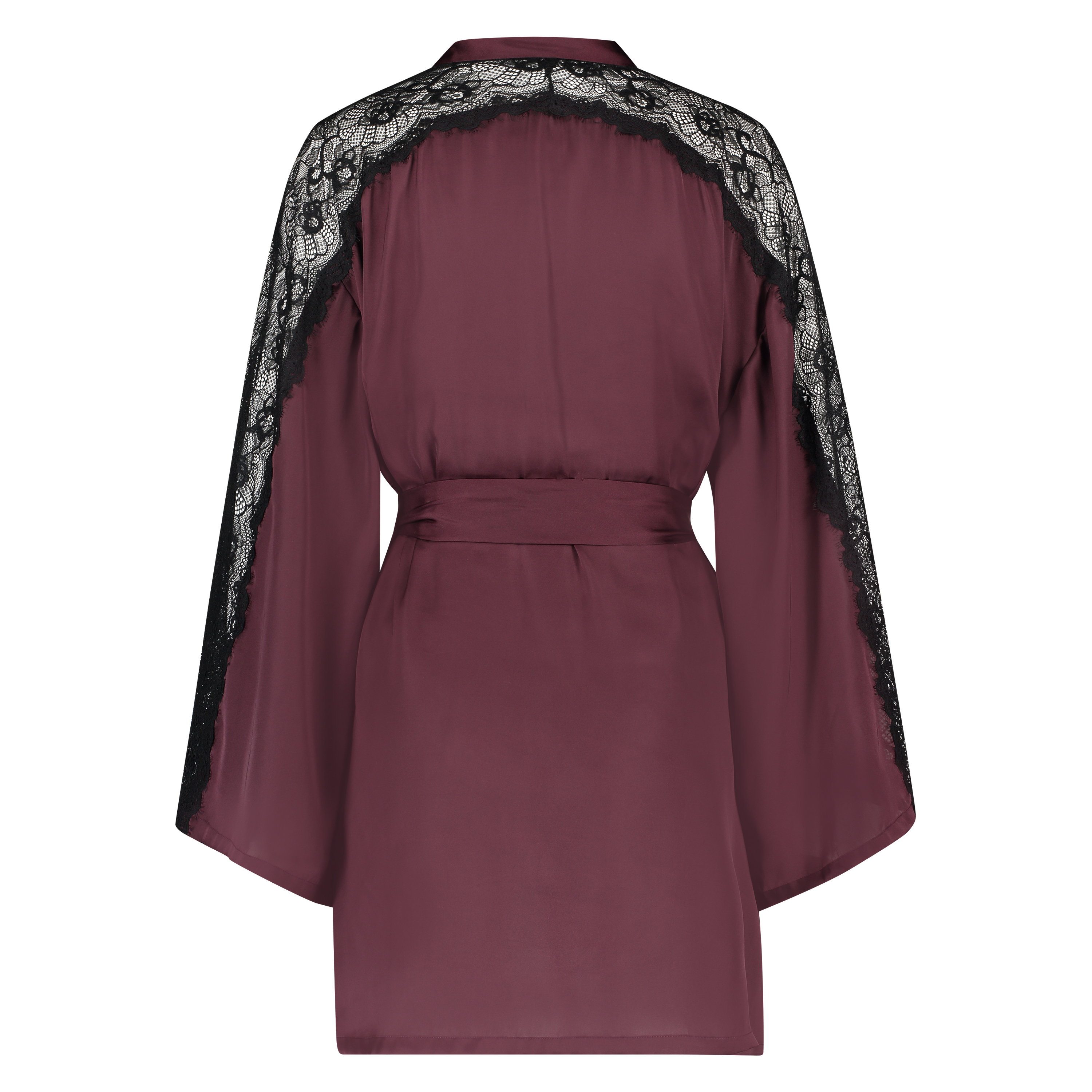 Nadia Satin Kimono, Red, main