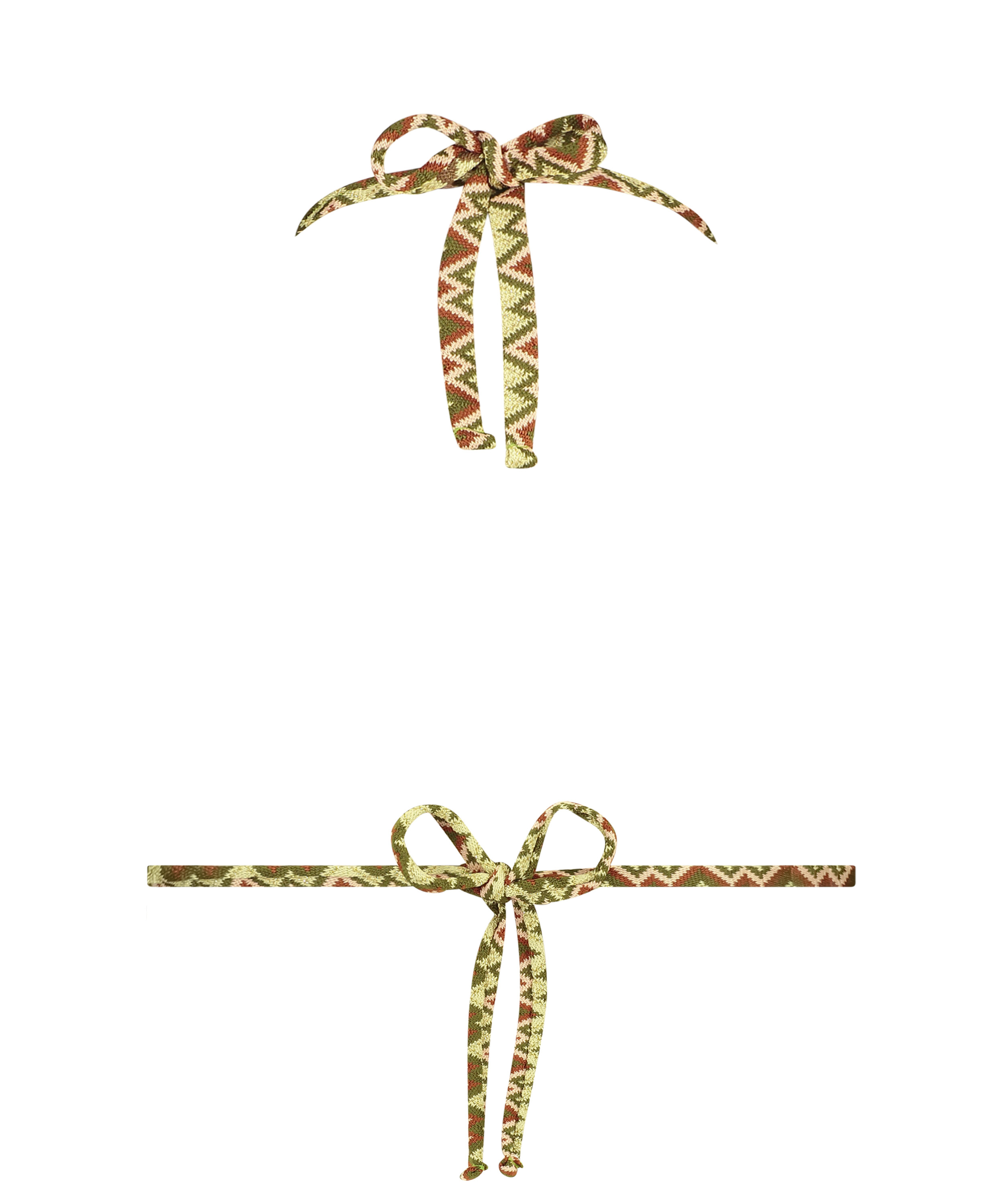 Alcapulco Triangle Bikini Top, Green, main