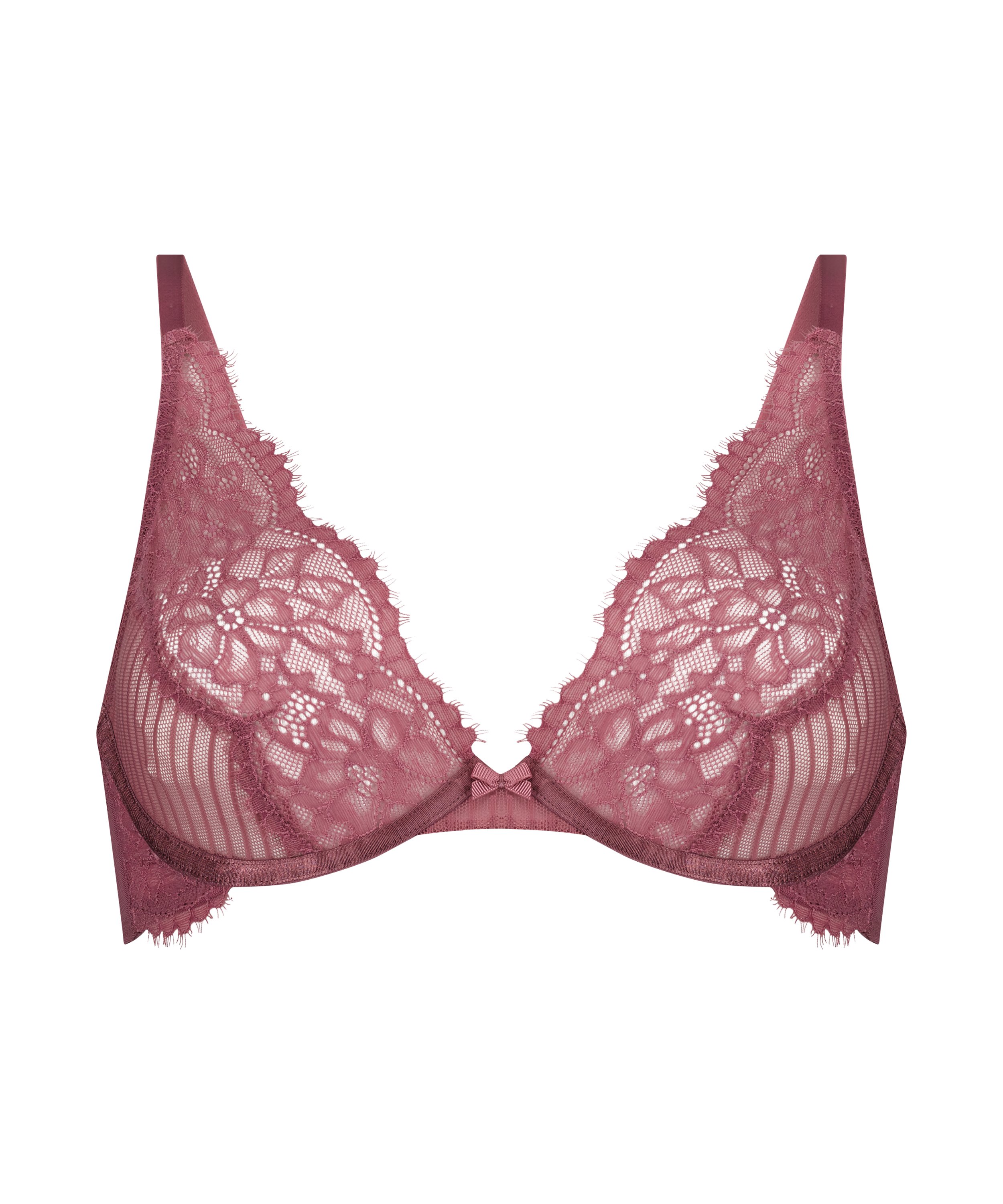 Bliss Non-Padded Underwired Bra, Purple, main